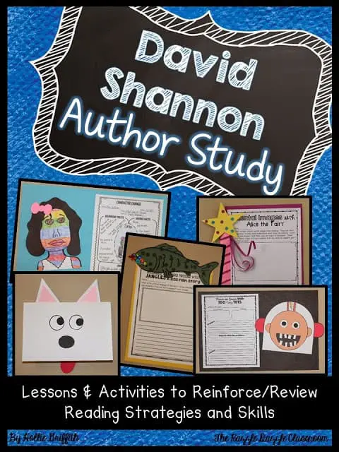 David Shannon Author Study: Lessons and Activities to Review Reading Strategies and Skills