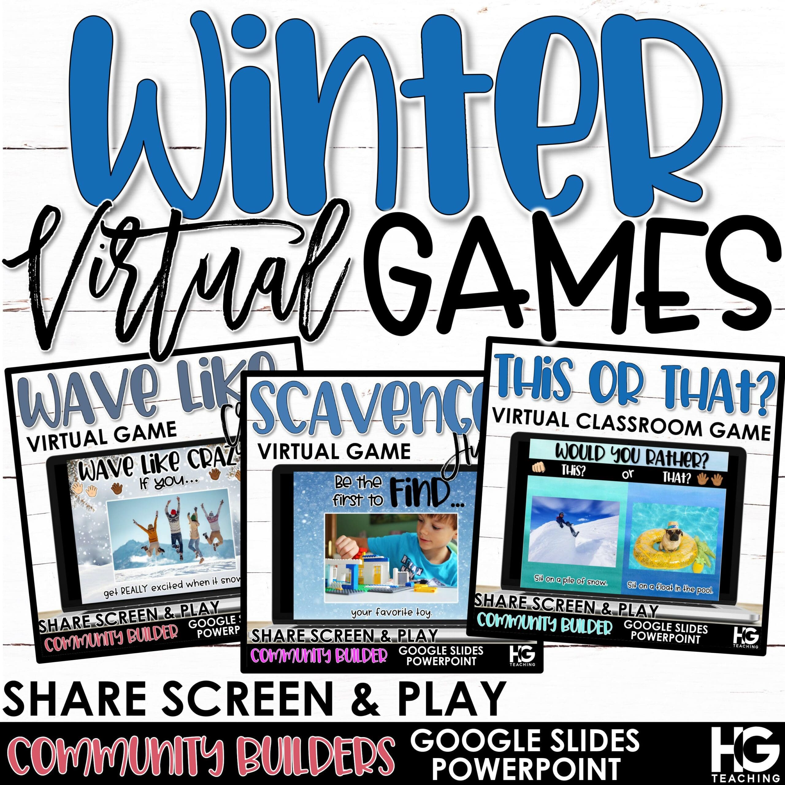 Virtual Classroom Games for WINTER