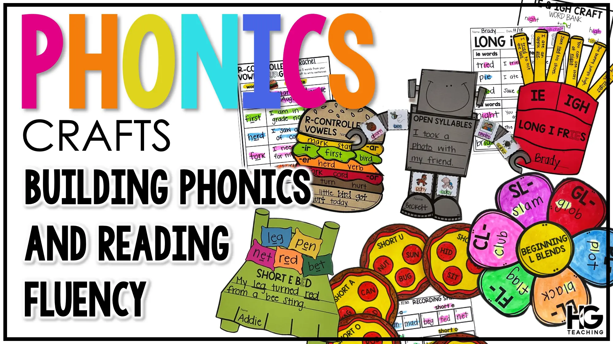 Phonics Crafts in the Classroom: Building Reading Fluency
