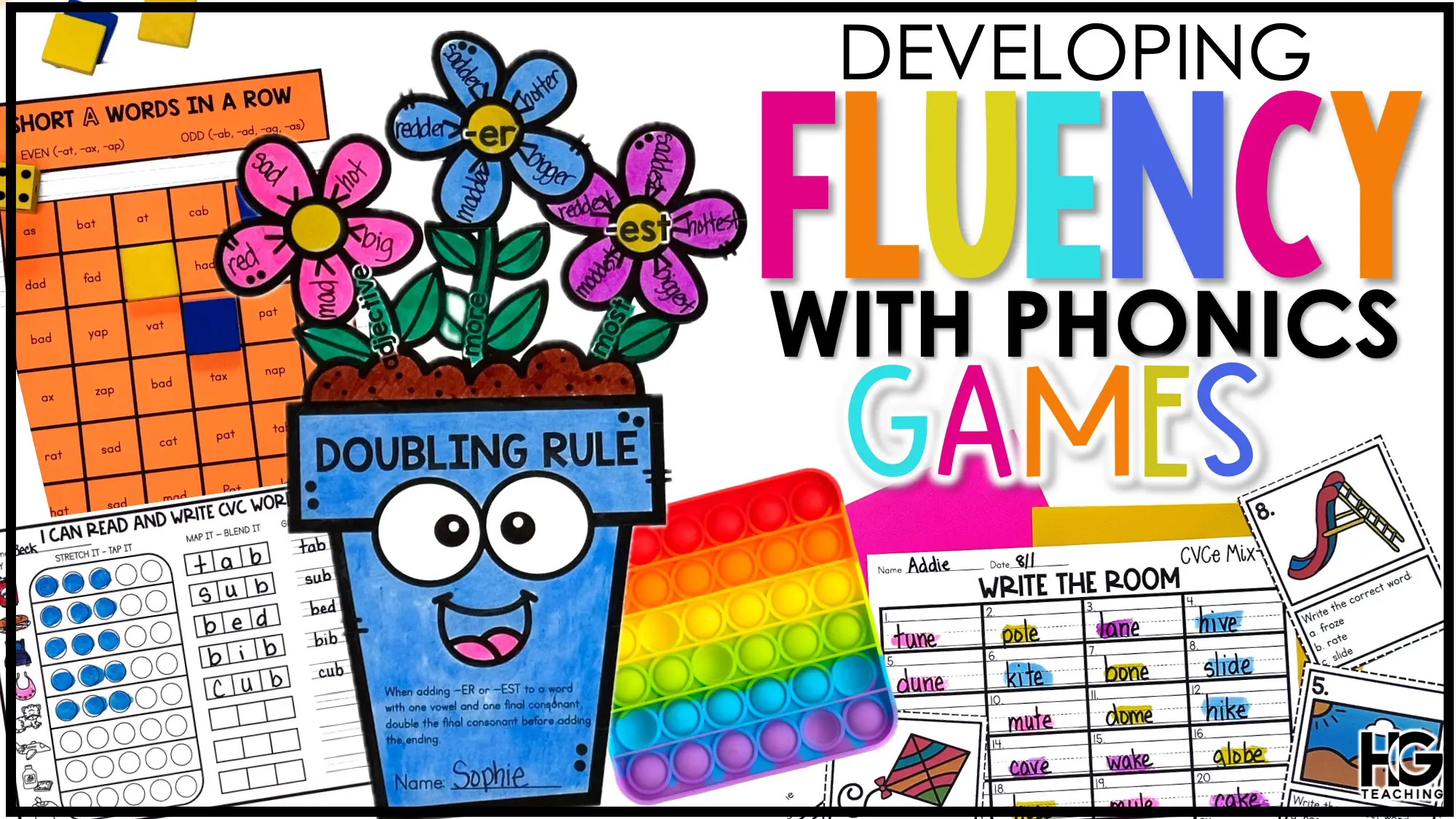 Developing Fluency with Phonics Games and Activities