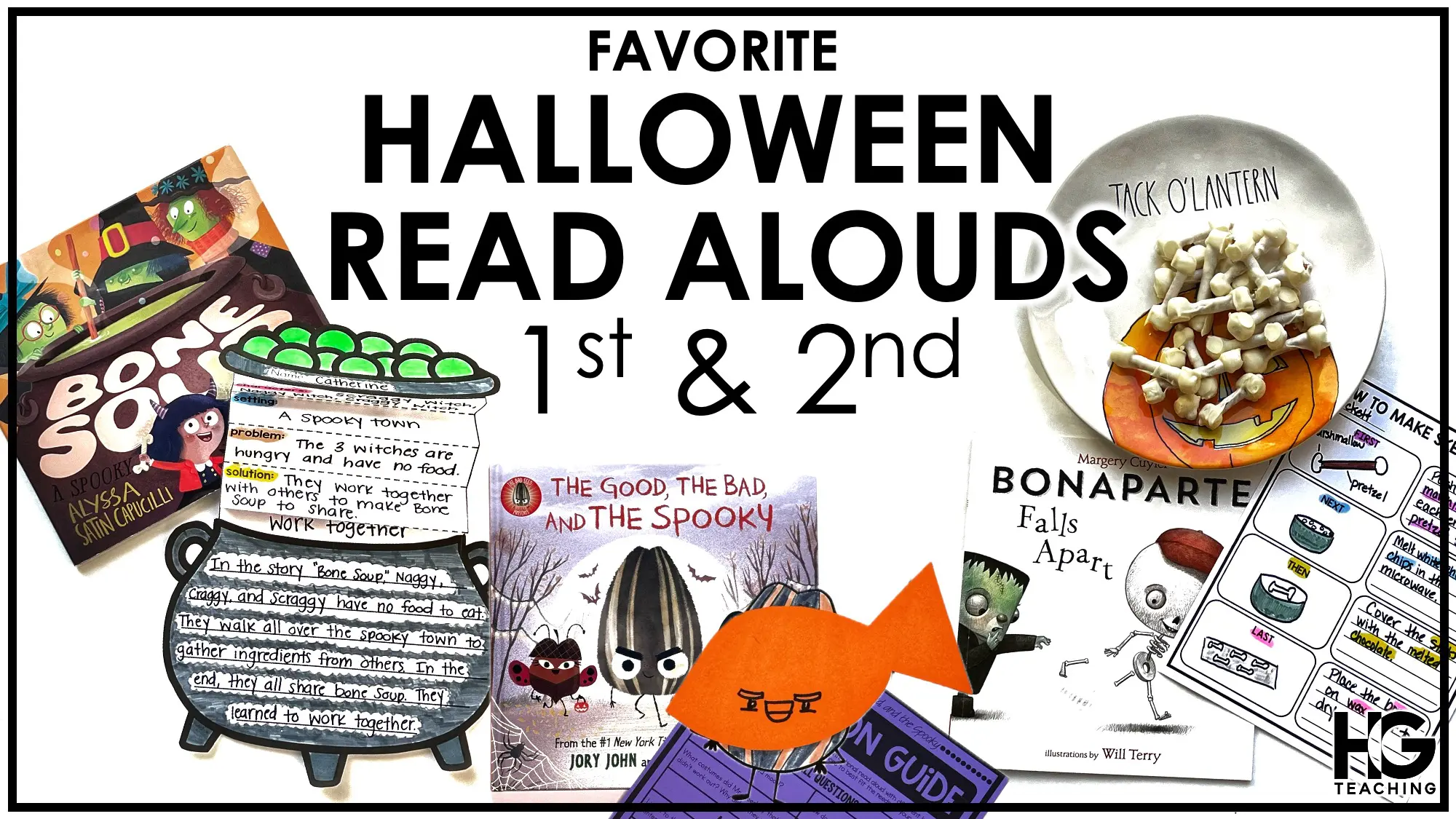 10 Halloween Read Alouds and Activities for 1st and 2nd Grade